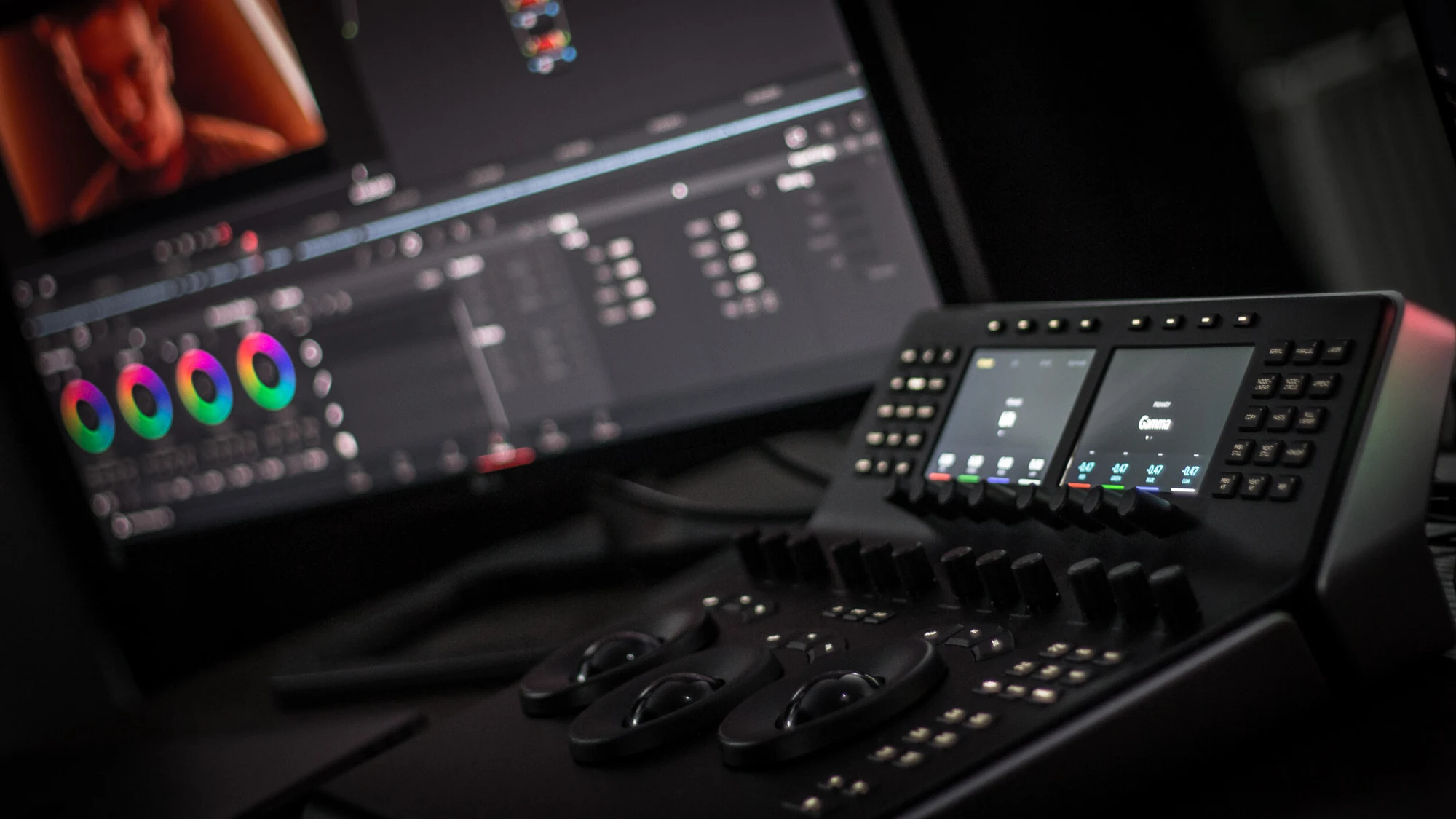 DaVinci Resolve és fényelőpult