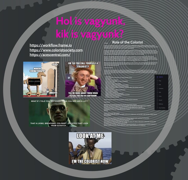 A fényelő helye a folyamatban